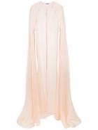 Tufi Duek Sheer Silk Cape - Pink
