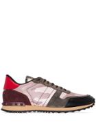 Valentino Garavani Rockstud Runner Sneakers - Red