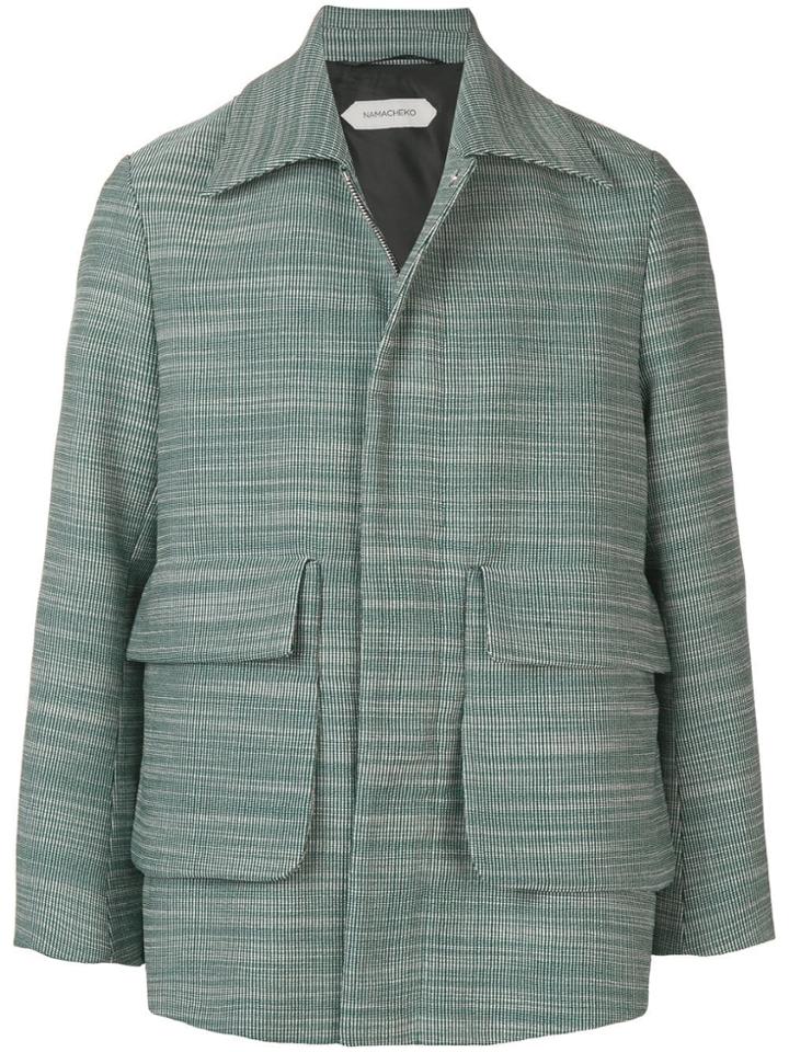 Namacheko Mirza Concealed Zip Jacket - Green