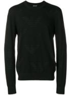 Emporio Armani Round Neck Jumper - Black
