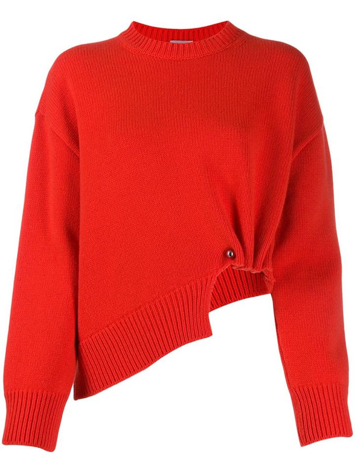 Mrz Piercing Detail Jumper - Orange