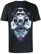 Frankie Morello Astronaut Ape Print T-shirt - Blue