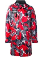 Ktz 'camouflage' Coat, Men's, Size: Medium, Red, Nylon