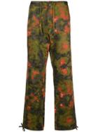 Ports V Dye Detail Sweatpants - Green