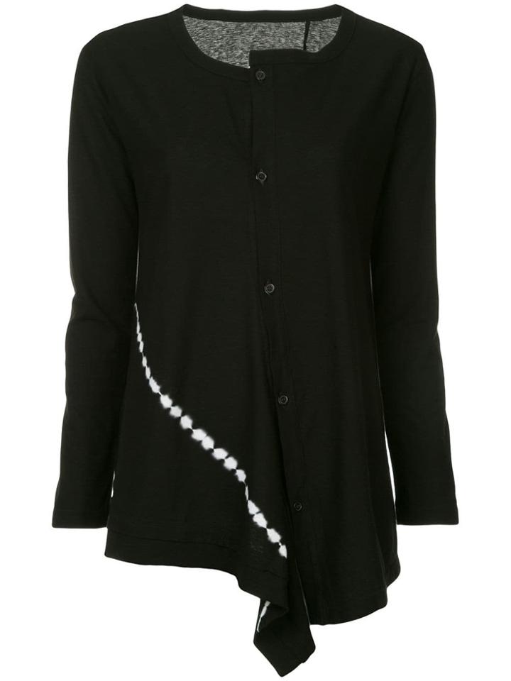 Y's Asymmetric Shirt - Black