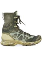 11 By Boris Bidjan Saberi Lace-up Running Boot - Green