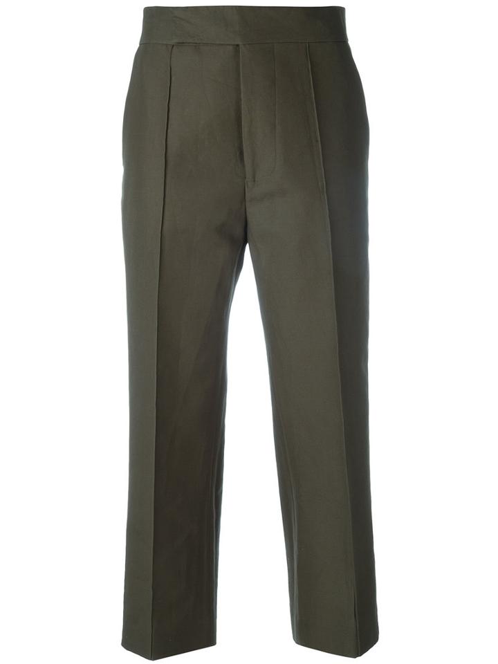 Marni Tailored Trousers, Women's, Size: 40, Brown, Cotton