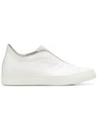 South Lane Zip Trim Slip-on Sneakers - White