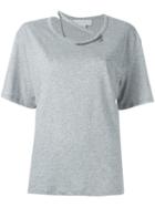 Stella Mccartney 'falabella' Chain T-shirt, Women's, Size: 42, Grey, Cotton