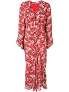 Rixo London Coleen Diana Floral Dress - Red