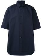 Balenciaga Normal Fit S/s Logo Shirt - Blue