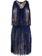 Jean Paul Gaultier Pre-owned 2000s Swirl Print Dress - Blue