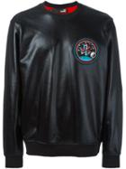 Love Moschino Crew Neck Sweatshirt, Men's, Size: Small, Black, Cotton/polyester/viscose