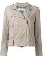 Golden Goose Deluxe Brand Classic Biker Jacket, Women's, Size: Small, Nude/neutrals, Cupro/viscose/leather