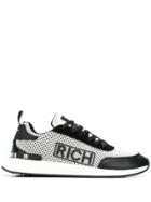 John Richmond Mesh Logo Sneakers - Black