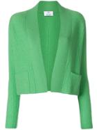 Allude Ribbed Cardigan - Green