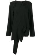 Rejina Pyo Sonia Cutout Asymmetric Top - Black