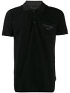 Philipp Plein Logo Pocket Polo Shirt - Black