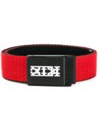 Ktz Logo Buckle Belt - Red