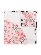 Baby Dior Floral Print Scarf - White