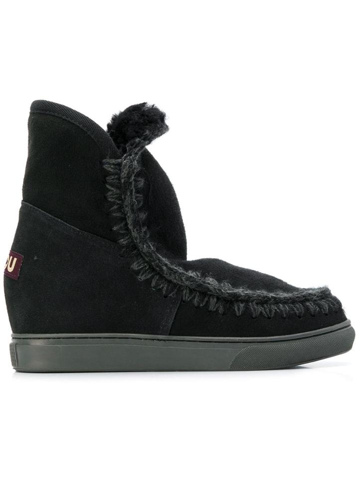 Mou Mui Sneaker Boots - Black