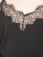 Zac Zac Posen Dora Lace Trimmed Blouse - Black