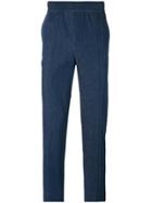 Neil Barrett High Waist Skinny Trousers - Blue