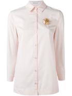 Simone Rocha Embellished Shirt, Women's, Size: 8, Pink/purple, Cotton