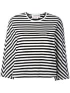 Comme Des Garçons Girl - Striped Long-sleeve T-shirt - Women - Cotton - M, Black, Cotton