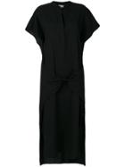 Vince Asymmetric Hem Dress - Black