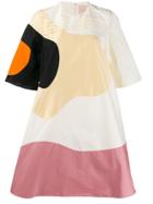 Roksanda Abstract Print Dress - Neutrals