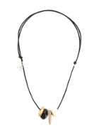 Regina Dabdab Cord Necklace - Black