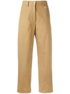 Hache Straight Trousers - Nude & Neutrals