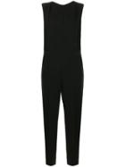 Theory Ruched Waistband Jumpsuit - Black