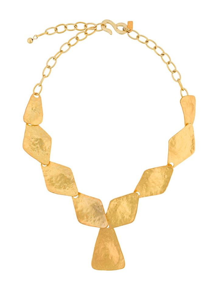Susan Caplan Vintage 1990s Kenneth Jay Lane Necklace - Gold