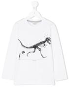 Paul Smith Junior - Dinosaur Print Top - Kids - Cotton - 2 Yrs, White