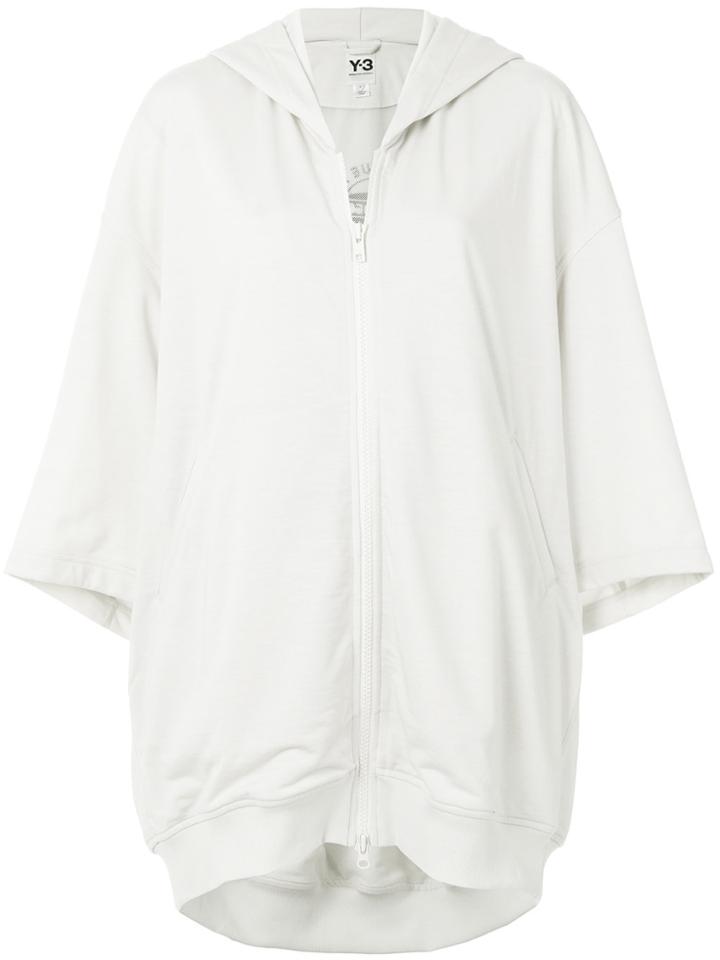 Y-3 Leo Printed Hoodie - Nude & Neutrals
