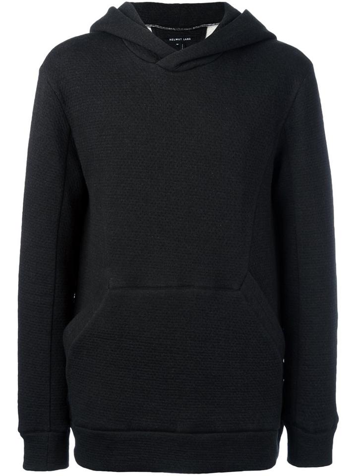 Helmut Lang Hooded Sweatshirt, Men's, Size: Small, Black, Cotton/polyester/viscose