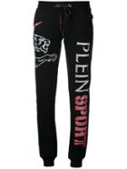 Plein Sport - Beast Printed Sweatpants - Women - Cotton - L, Black