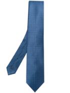 Brioni Geometrical Print Tie - Blue