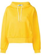 Sjyp Cropped Hoodie - Yellow