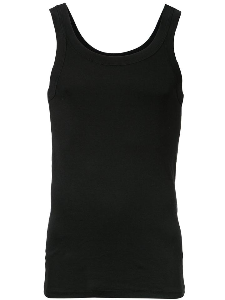 Attachment - Classic Vest Top - Men - Cotton - 2, Black, Cotton