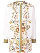 Etro Paisley Long Line Shirt - White