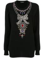 Dolce & Gabbana Jewelled Jumper - Black