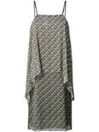 Elizabeth And James - Printed Draped Dress - Women - Silk - 2, Silk