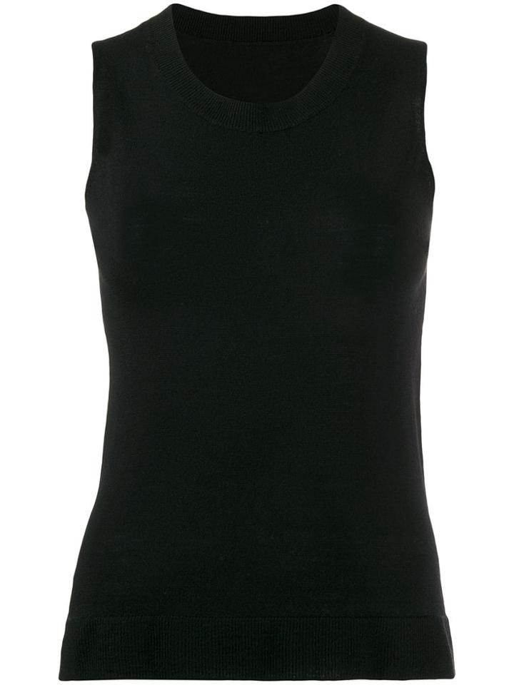 Sottomettimi Fine Knit Tank Top - Black