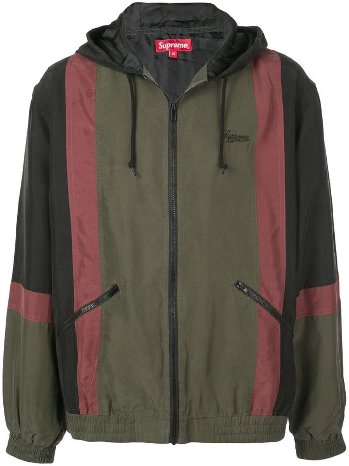 Supreme Paneled Track Jacket - Black