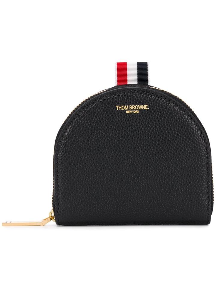 Thom Browne Semi-circle Coin Purse - Black