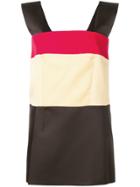 Marni Colourblock Sleeveless Top - Brown