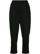 Taylor Knit Relief Trousers - Black